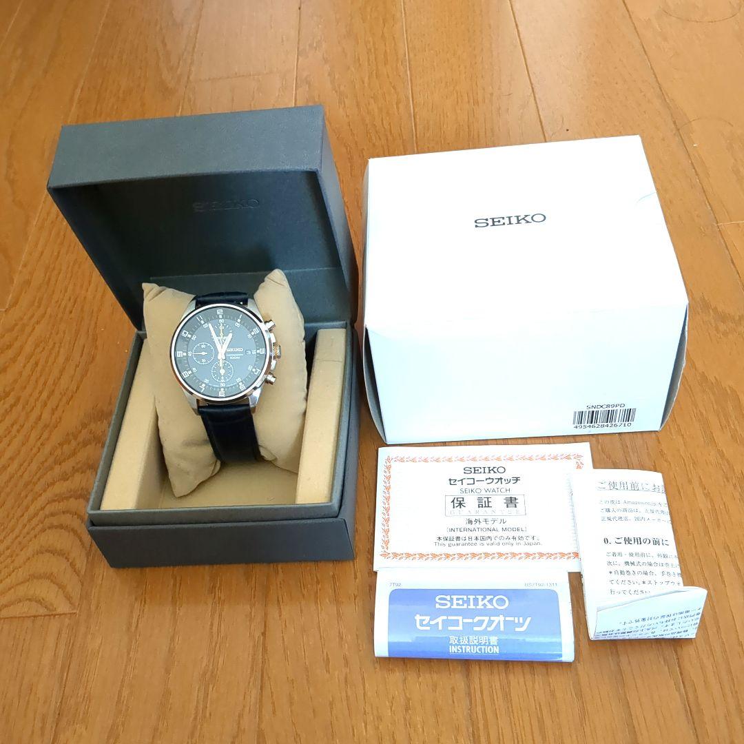 セイコー SEIKO クロノグラフSNDC89P2(SNDC89PD)