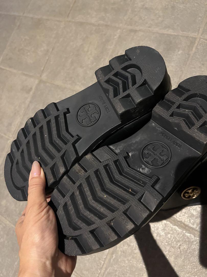 Tory Burch 黒 長靴 ラバー製