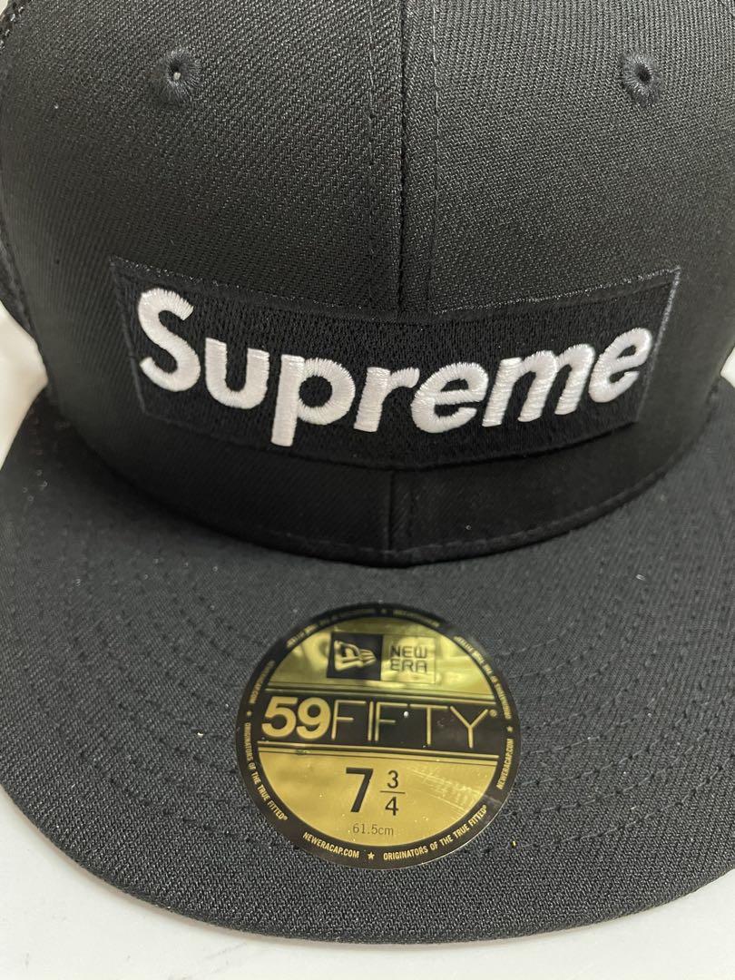 【309】supreme × NewEra ボックスロゴ　キャップ　7 3/4