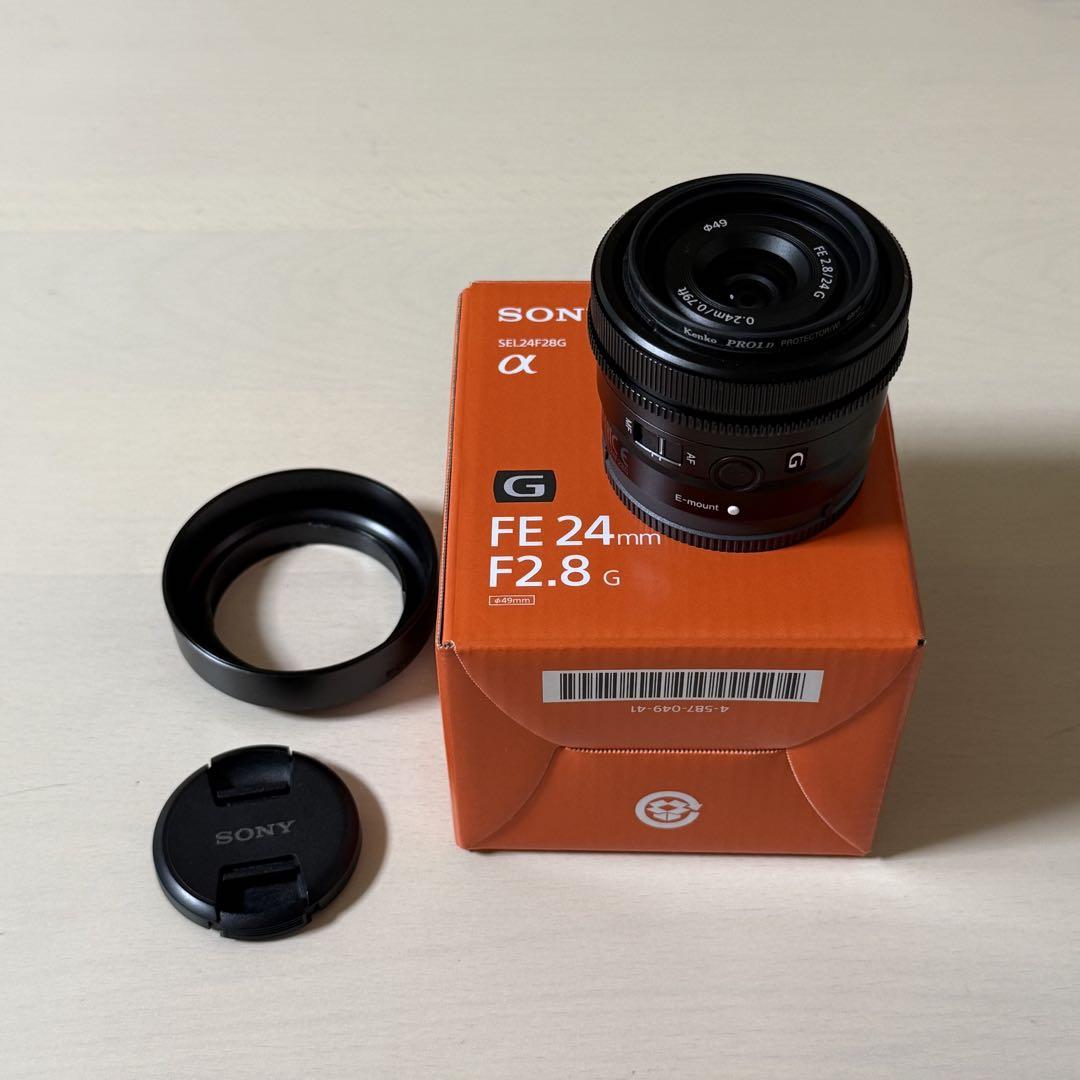 SEL24F28G】SONY FE 24mm F2.8 Gレンズ - メルカリ
