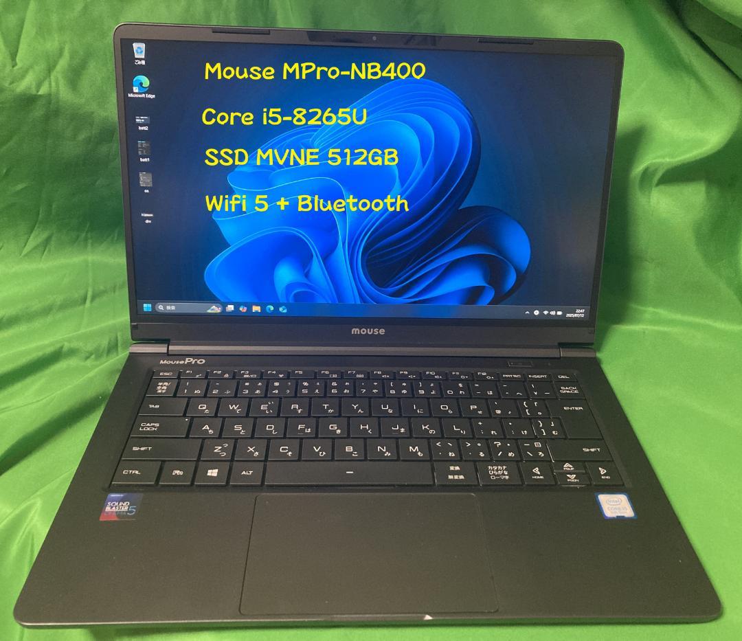 【第8世代】 Mouse MPro-NB400　バッテリー良/メモリ16GB