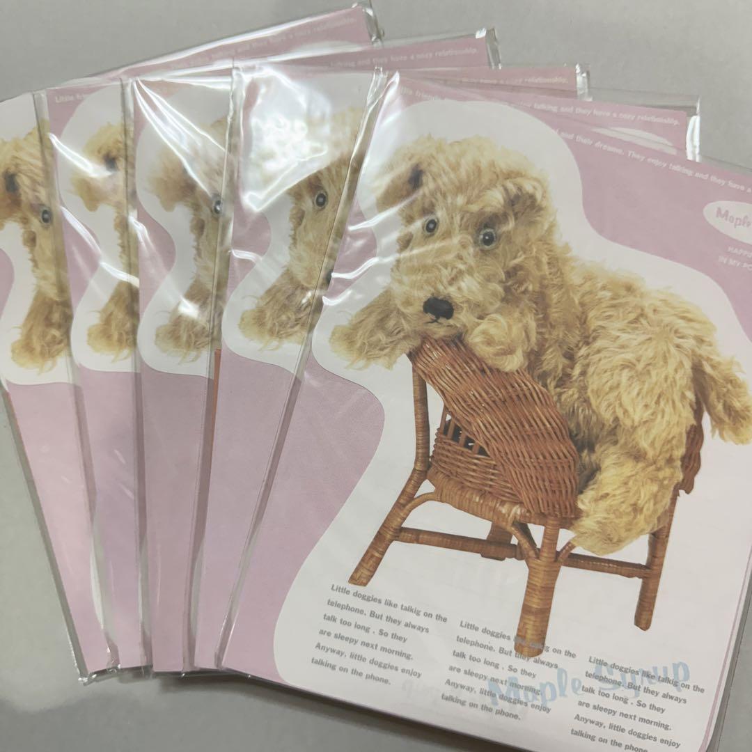 新品5冊セット犬レターセット平成レトロ実写