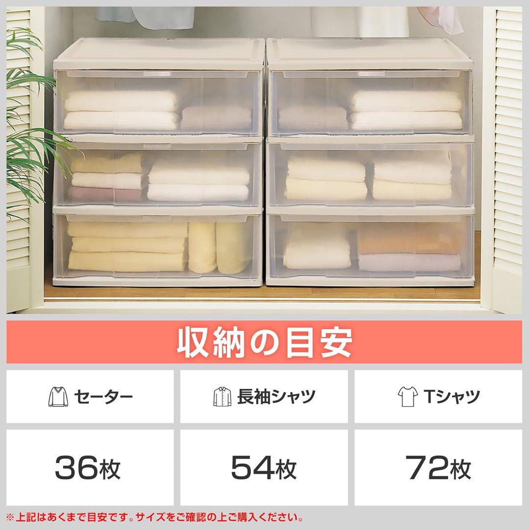 【お買い得】天馬 深い引出しでたっぷり入る収納ケース コスパ 衣装ケース 3段