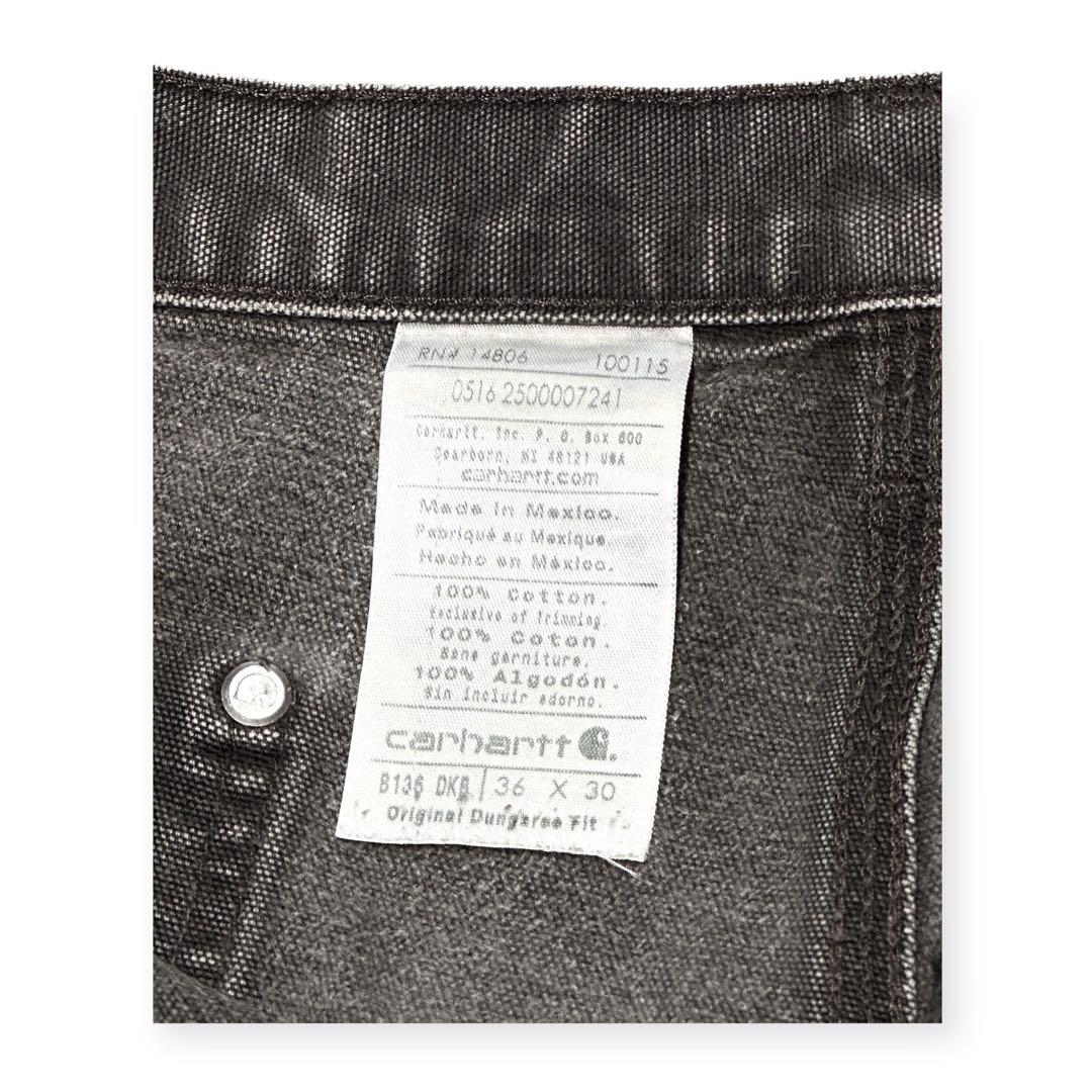 carhartt - CARHARTT ダブルニー 墨黒◎ペンキ◎ヒゲ◎フェード