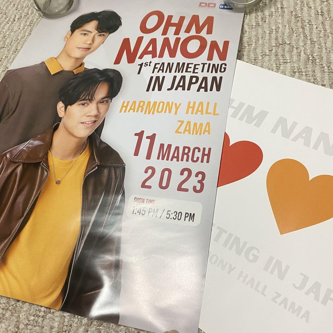 直筆サイン】OHMNANON 1st FANMEETING IN JAPAN