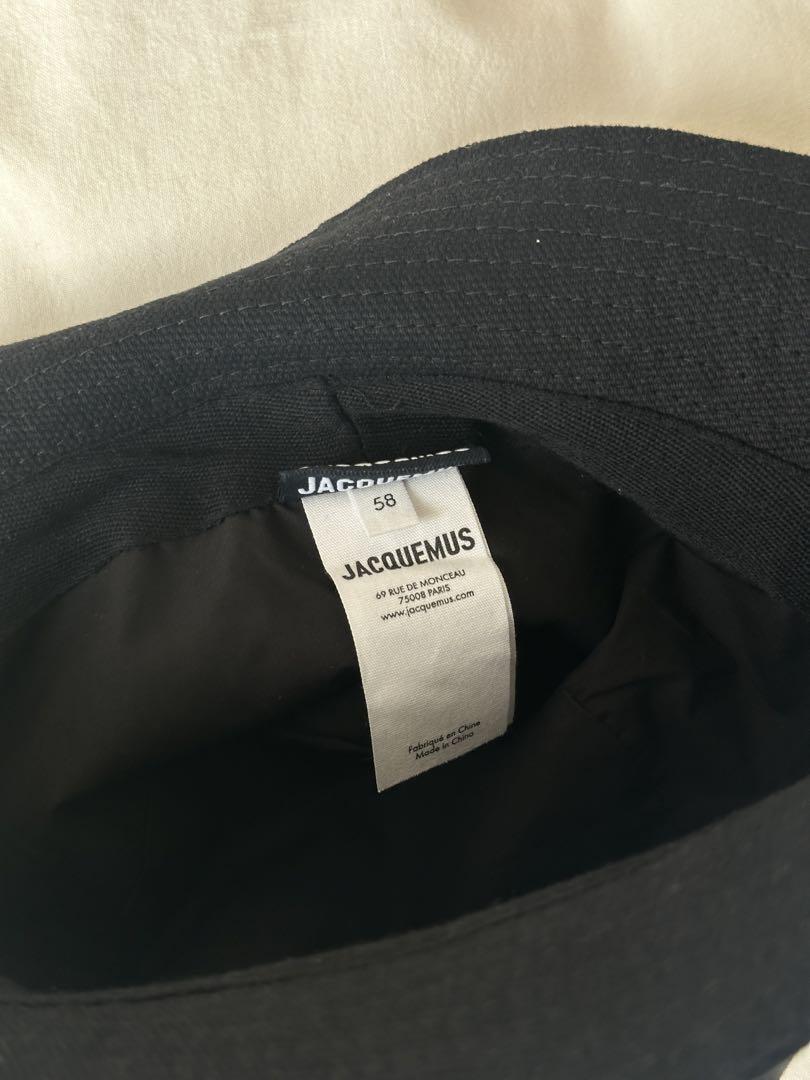 JACQUEMUS ジャックムス ❁ ブラック バケットハット 58cm