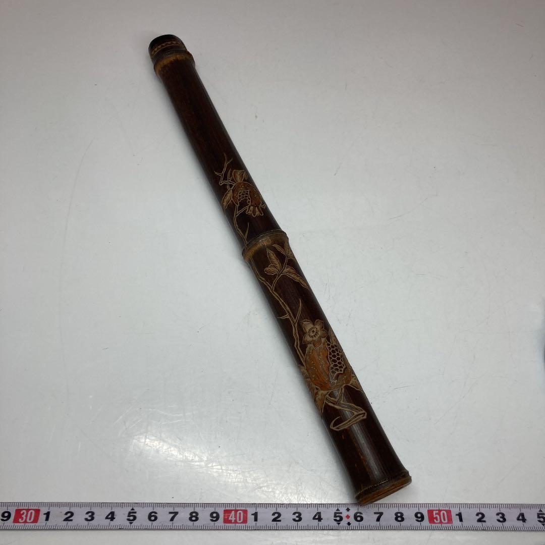 最新 在銘 草花図 線香筒 直径32.5cm か4-0821① その他 最新 在銘 草花図 線香筒 直径32.5cm か4-0821① その他