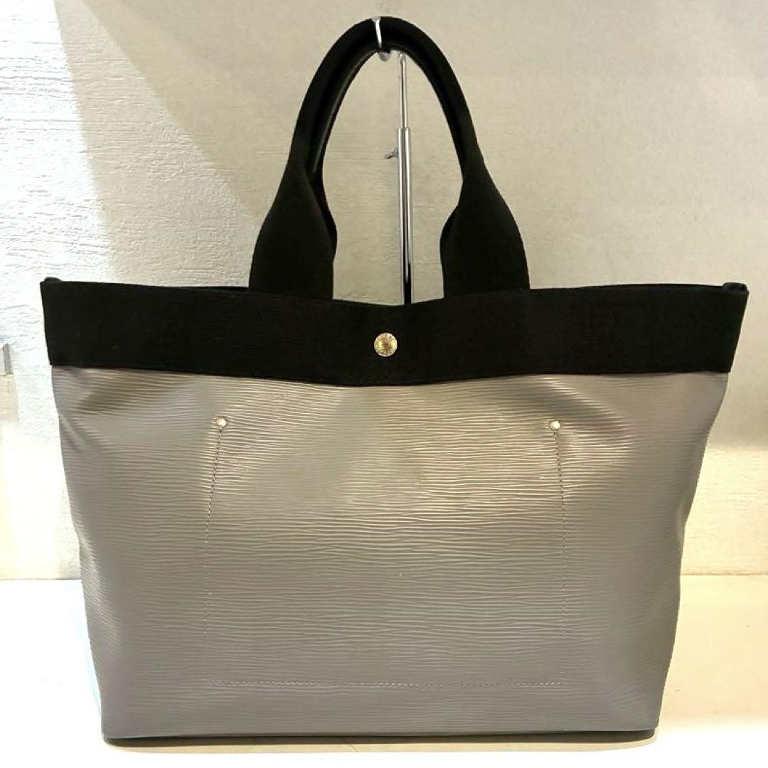 【美品】TOPKAPI リプル　ネオレザー　トートバッグ　A4