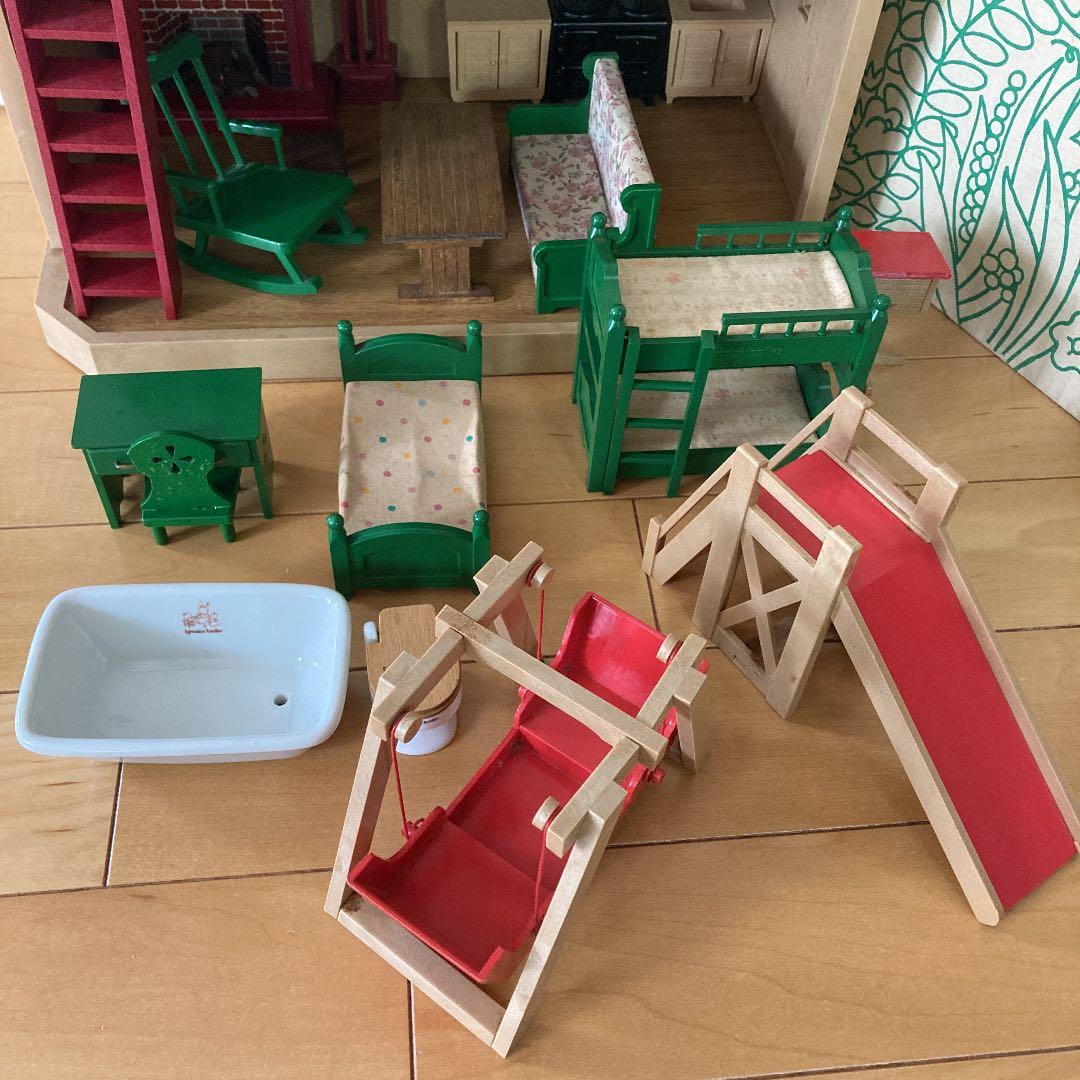 最終値下げ‼︎初代シルバニアファミリーハウス&家具セット