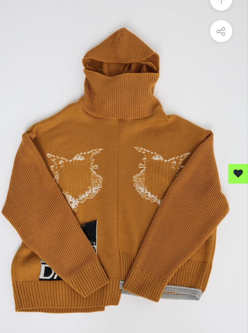 トップス BODYSONG. REVERSIBLE BALACLAVA SWEATER