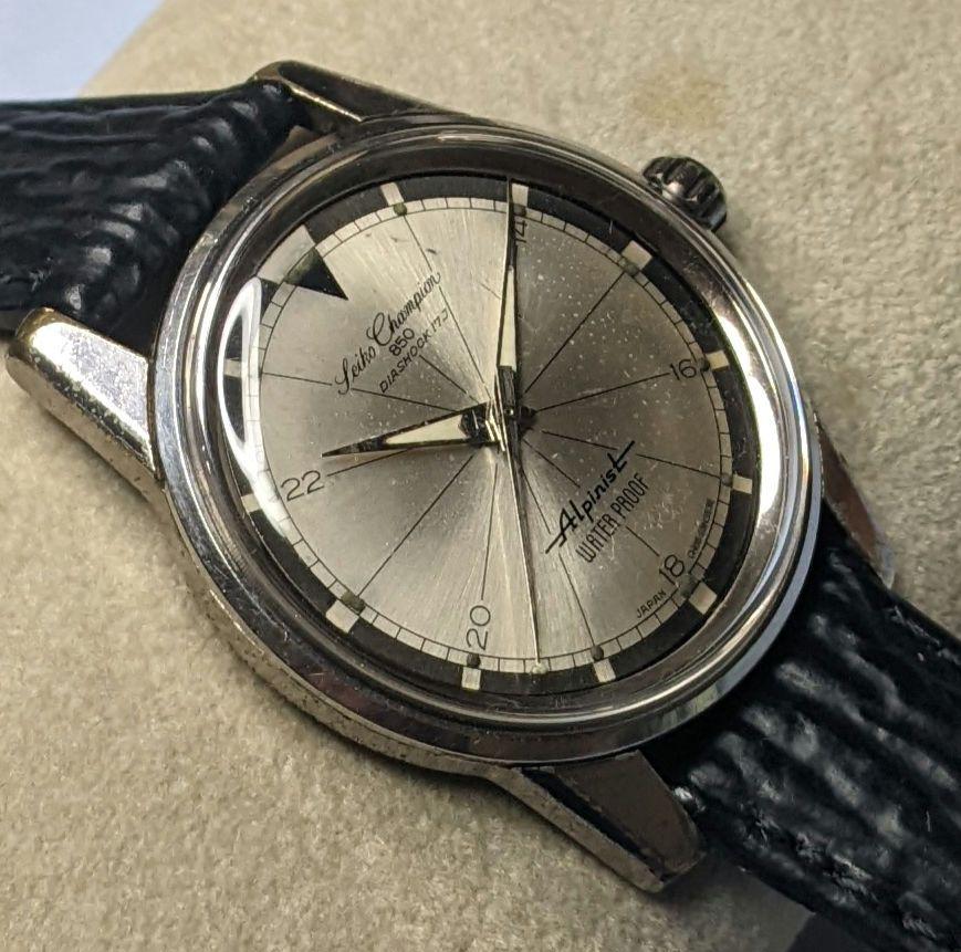 セイコーチャンピオン850 アルピニスト　　1964年　O/H済み 　 手巻き