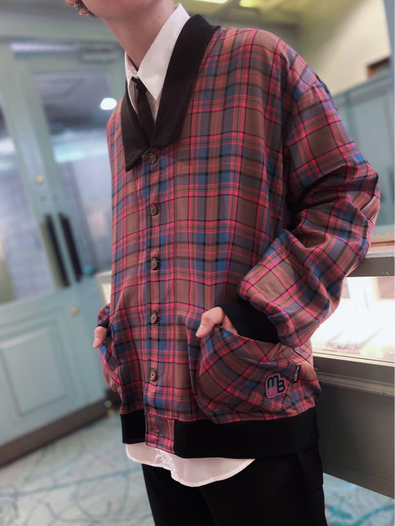MILKBOY TEDDY CHECK カーディガン