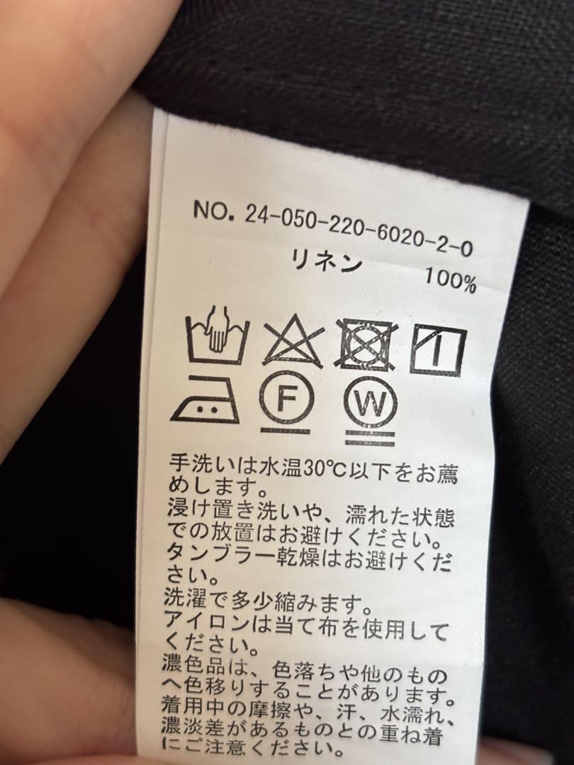FRAMeWORK ≪追加≫フレンチリネンドロストシャツ 2