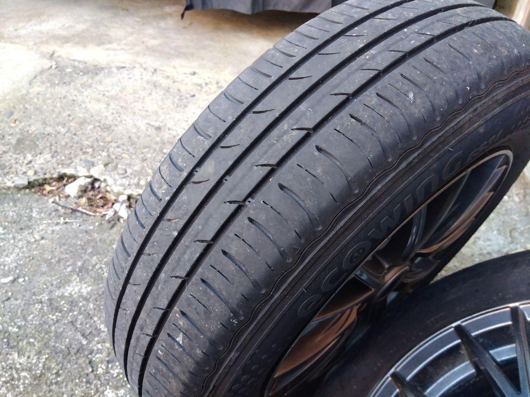 つき14インチ　タイヤ＆アルミ　4本セット（2本）　165/70R14 ②