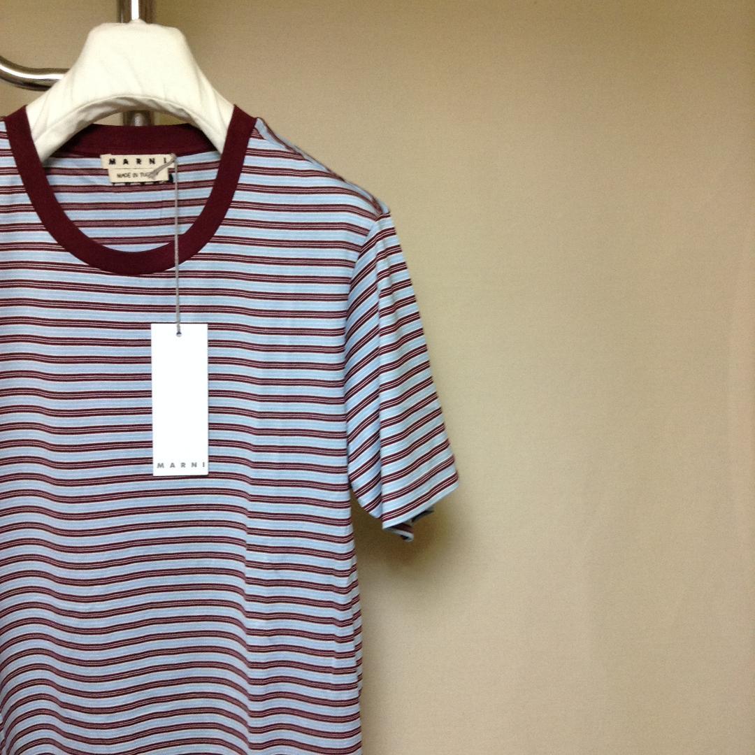 新品 48 20aw MARNI ボーダーパックT Tシャツ 2171