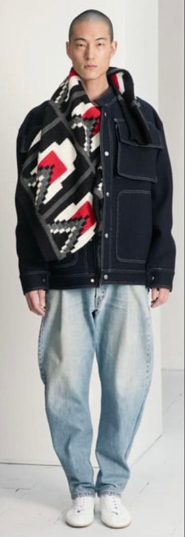 Hed mayner PLEATED DENIM S ヘドメイナーS HED MAYNER