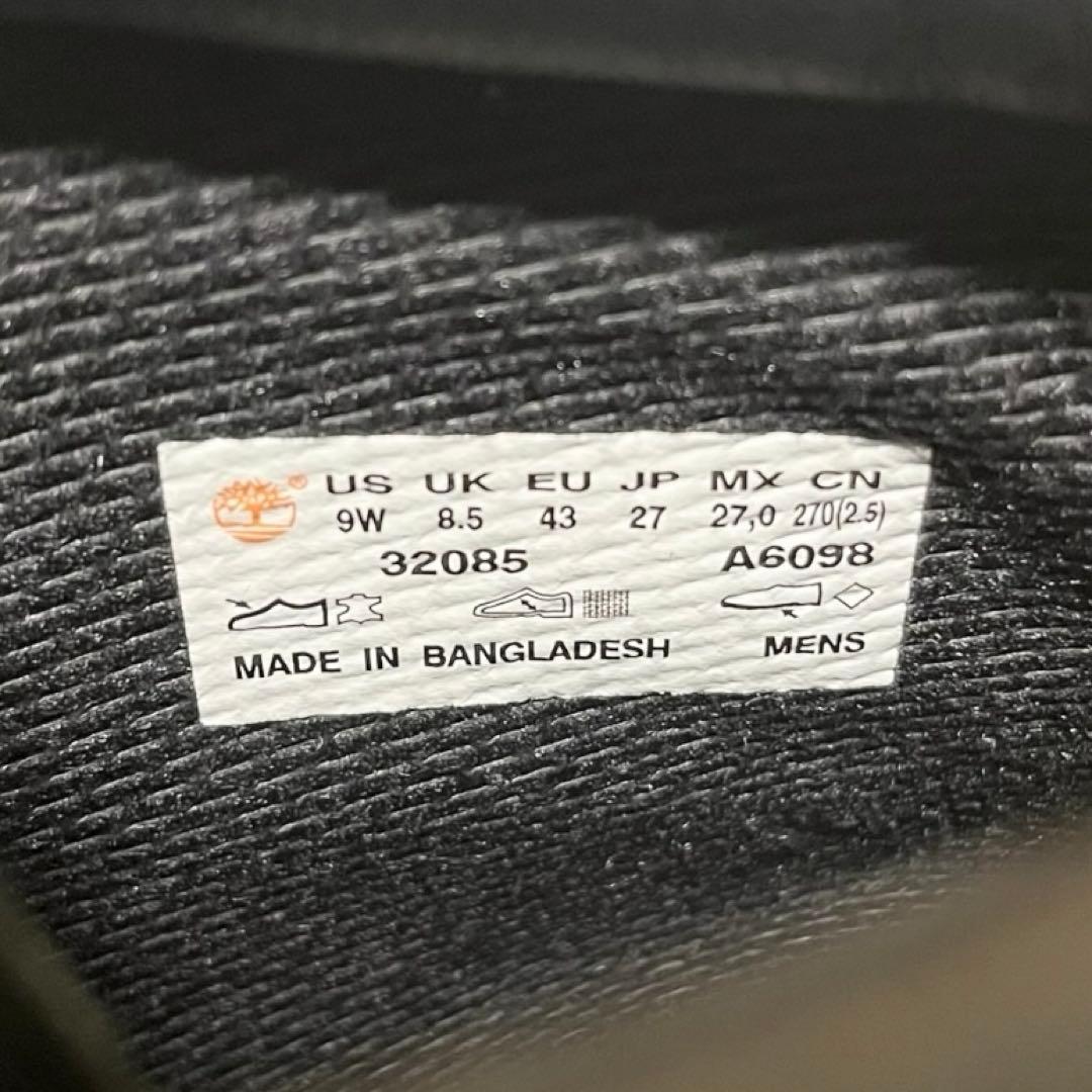 【極美品】◾️ティンバーランド◾️ワークブーツ◾️プリマロフト◾️ヌバック◾️ブラック 【極美品】◾️ティンバーランド◾️ワークブーツ◾️プリマロフト◾️ヌバック◾️ブラック