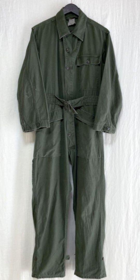 US ARMYビンテージ OG-107 コットンサテン オールインワン