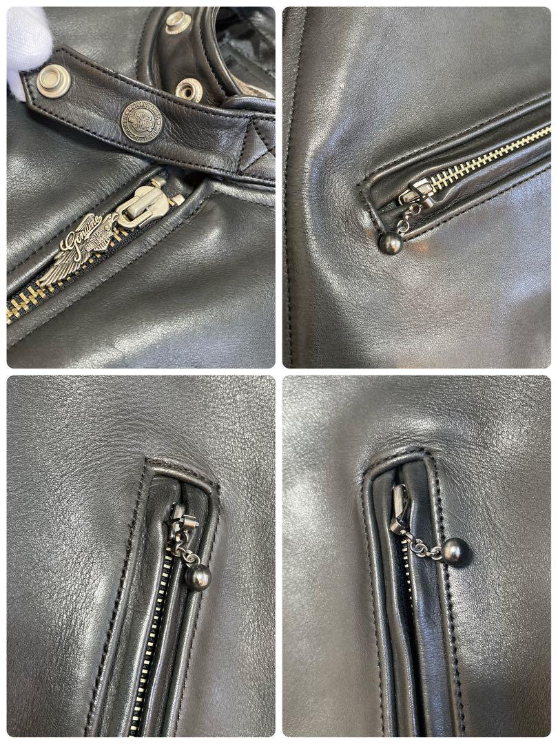 希少✨ HARLEY DAVIDSON シングルライダース レザージャケット M