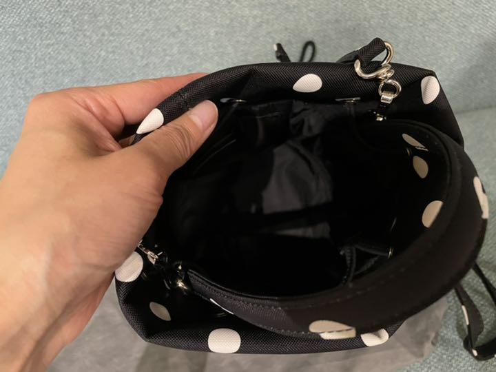 BALENCIAGA ドット柄 バケットバッグ BALENCIAGA ドット ドローストリング バケットバッグ - メルカリ
