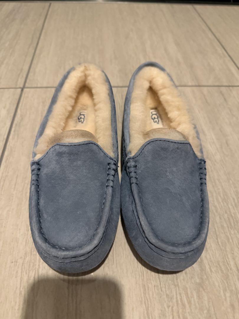 UGG ブルーローファー ウールライニング
