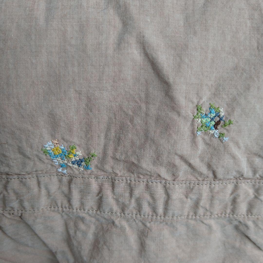新品　Badou-R 45rpm　クロスステッチ　刺繍　スカート　日本製　レア