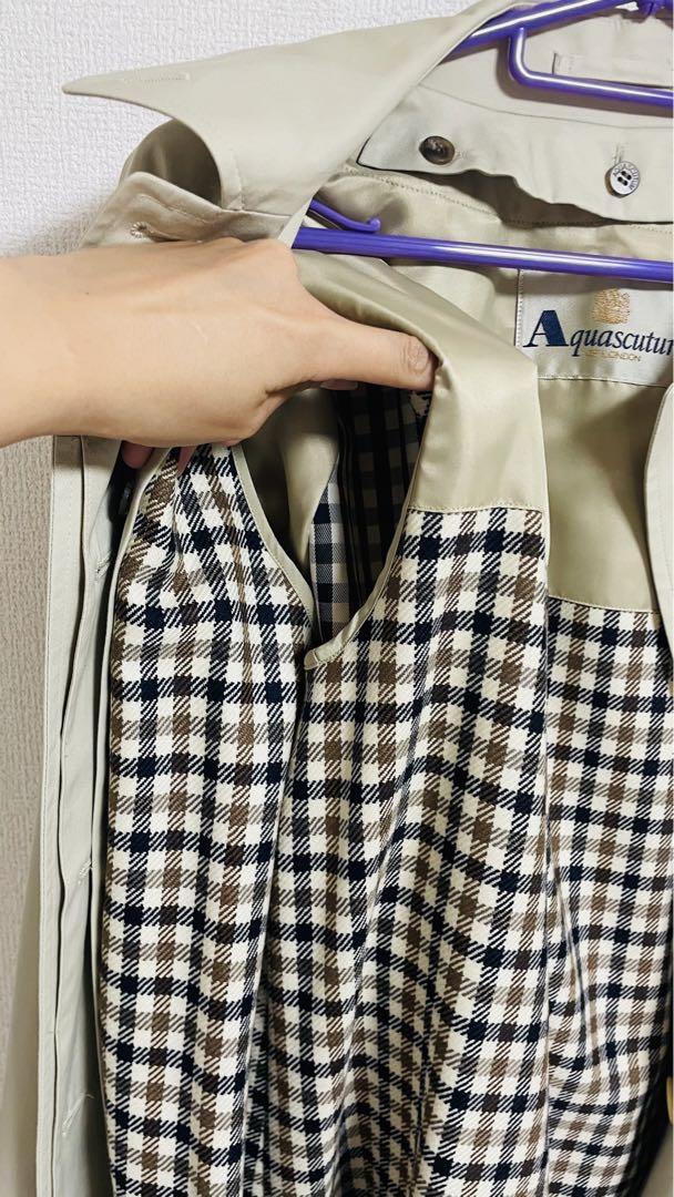 アクアスキュータム　トレンチコート　サイズ9