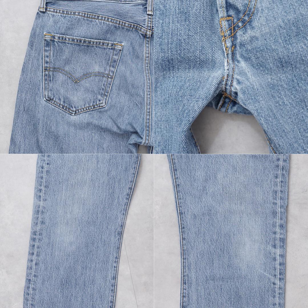 リーバイス501 Levis W34 ブルーデニム 青 パンツ ヒゲ 11385