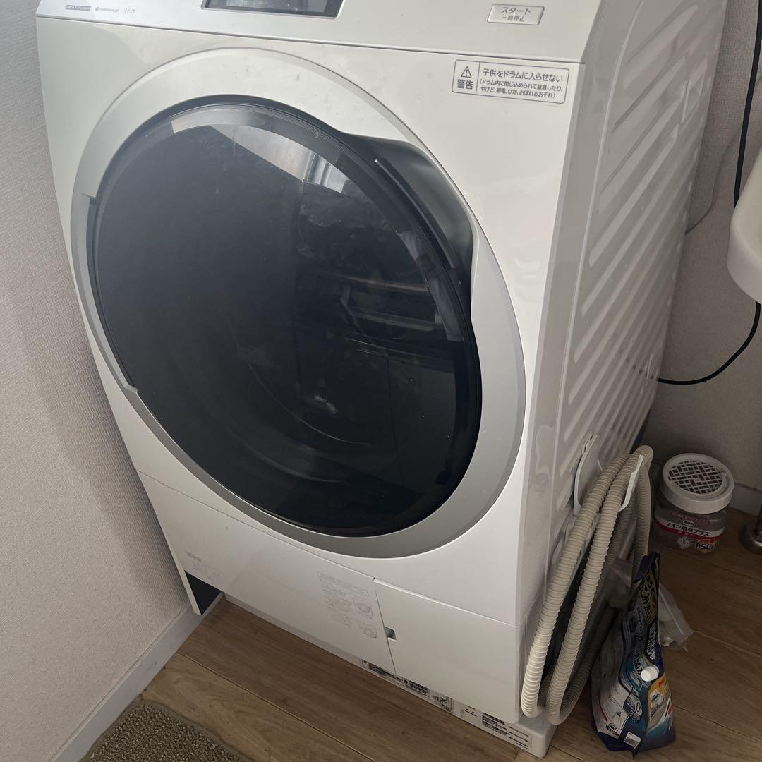美品パナソニック ドラム式洗濯乾燥機 NA-VX900BL 2021年製　左開き