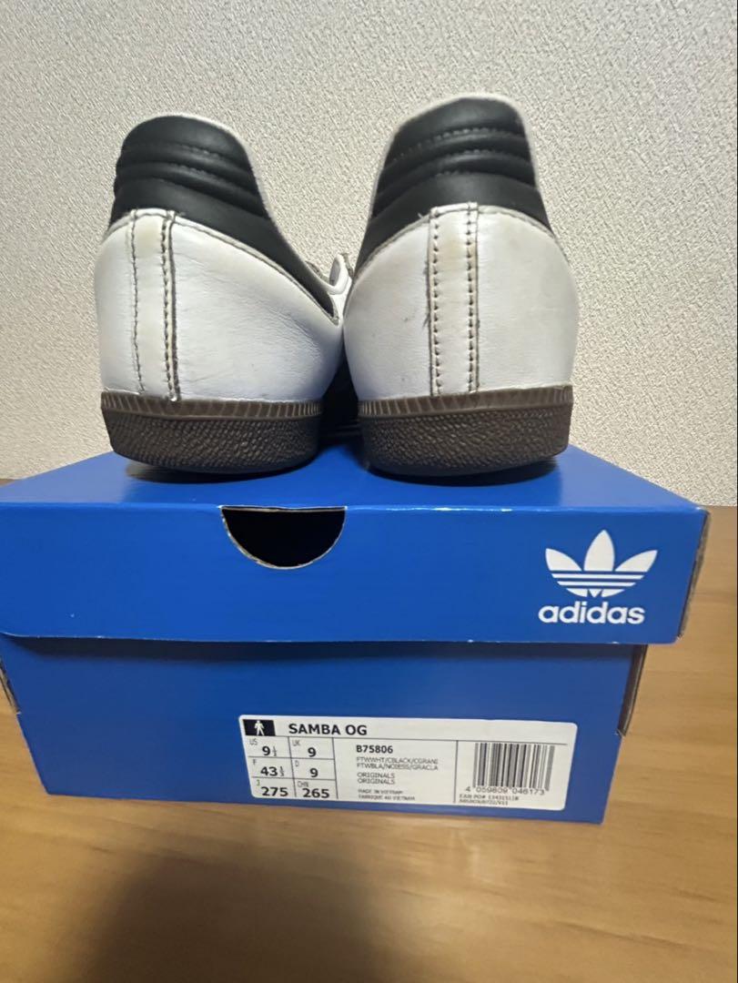 adidas Samba OG 27.5cm ホワイト/ブラック