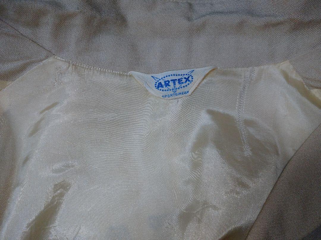 60s ビンテージ ARTEX レーヨンテーラードジャケット レジャージャケット