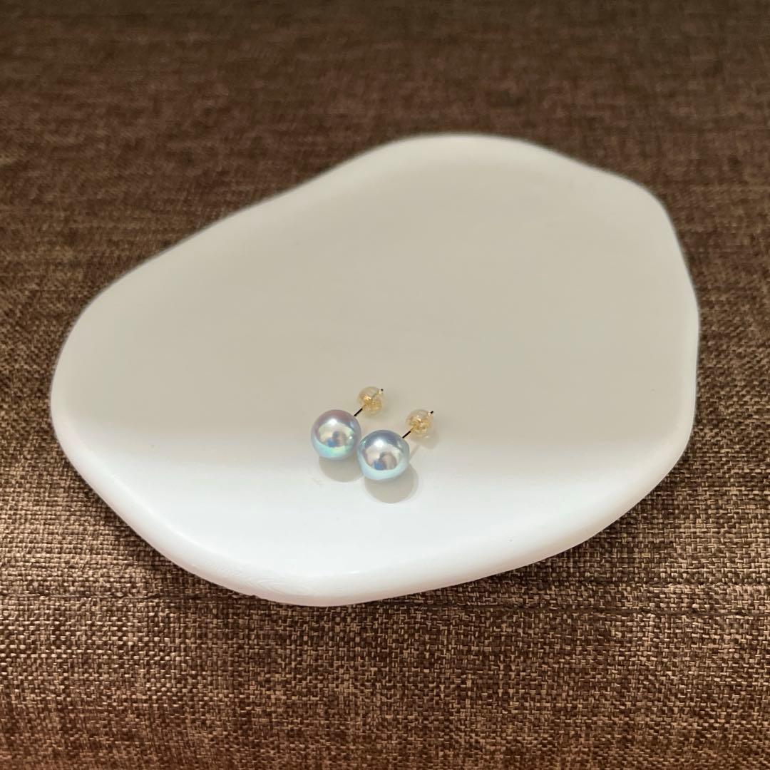 チャームピアス変更アコヤ本真珠ピアス新品未使用