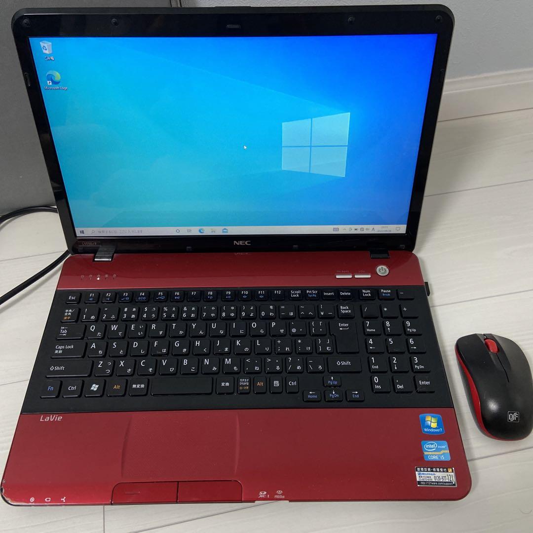NEC LAVIE LS550/F 動作確認済 付属品あり wifi パソコン