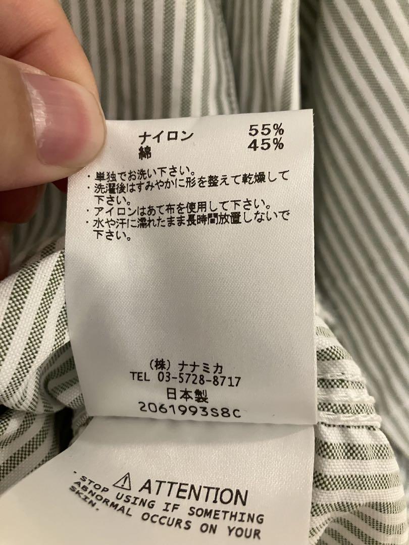 ナナミカ nanamica ストライプ 長袖シャツ 1LDK ビームスゴルフ