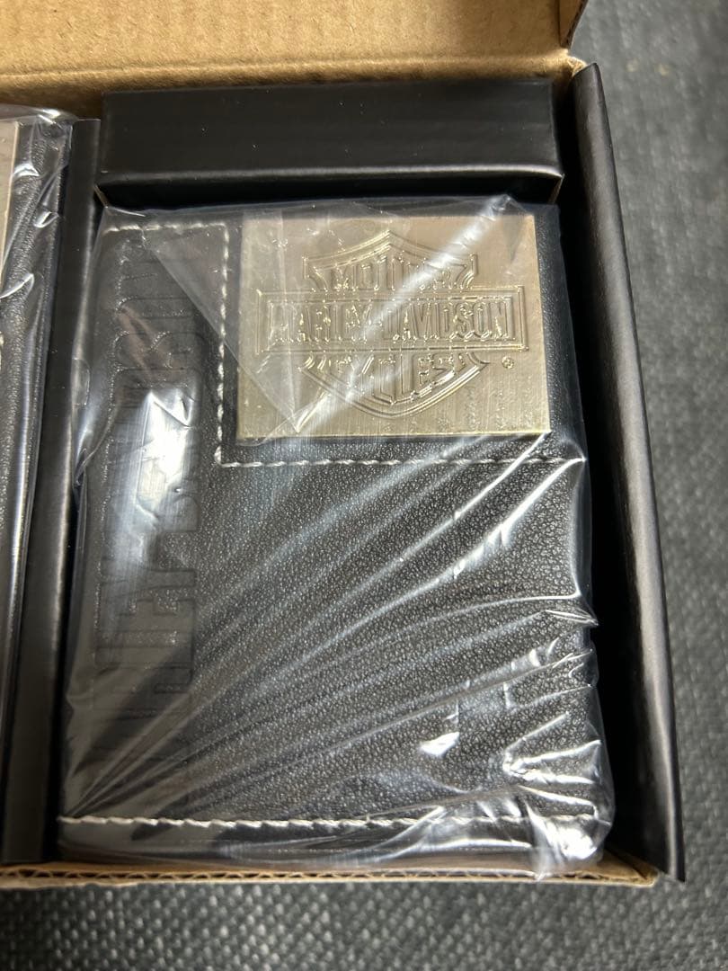 【新品未使用未開封】ハーレーダビッドソン レザーレットデスクアクセサリーセット
