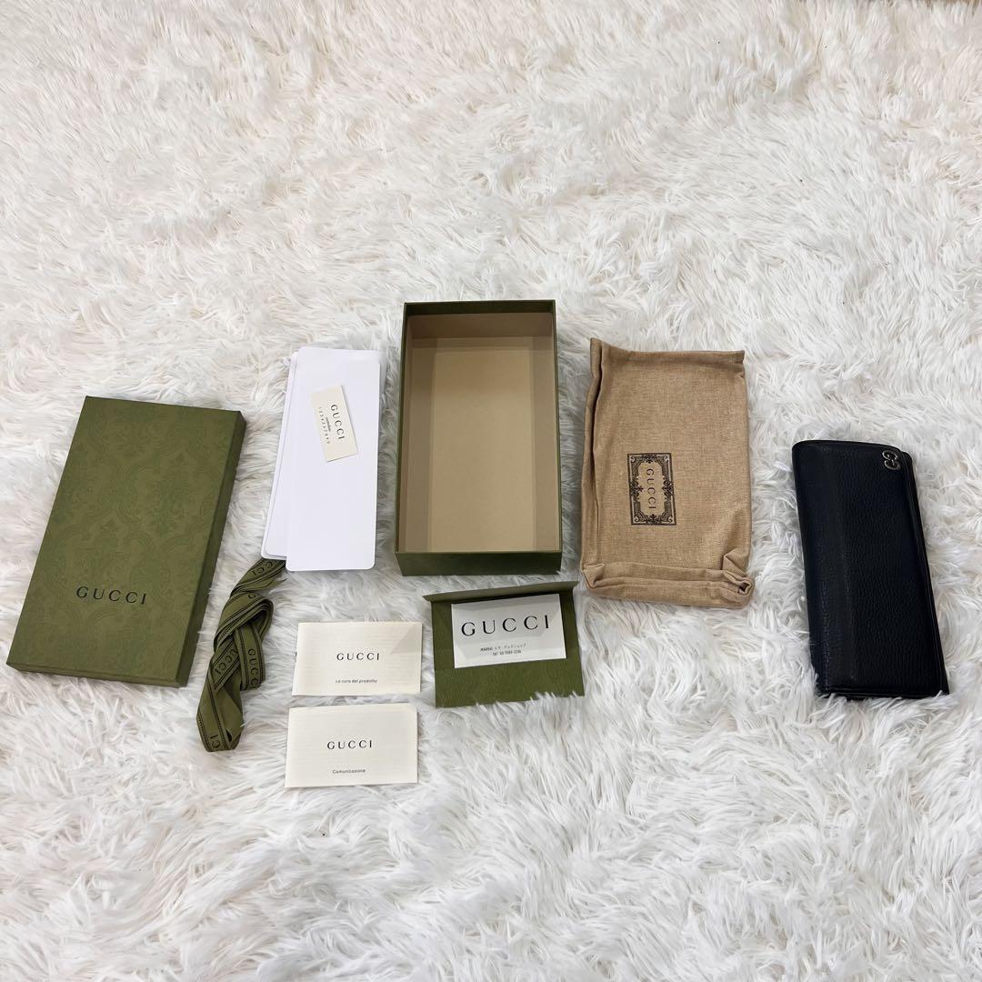 GUCCI グッチ ドリアン DORIAN レザー ロングウォレット 長財布