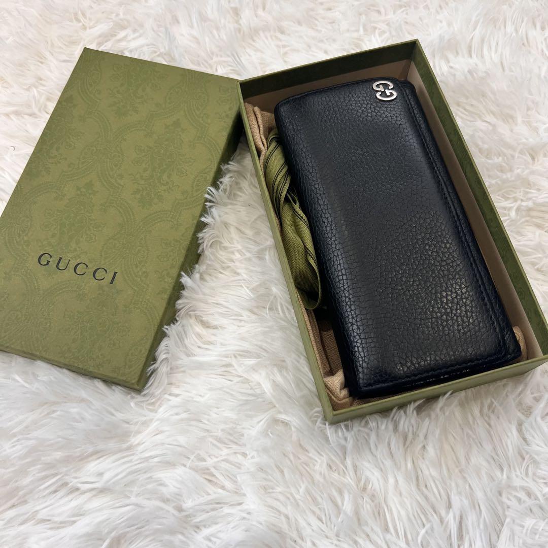 GUCCI グッチ ドリアン DORIAN レザー ロングウォレット 長財布
