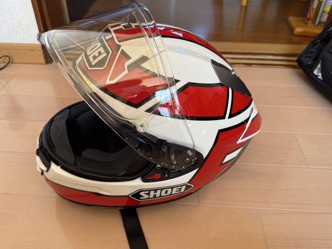 SHOEI フルフェイスヘルメット 赤・白