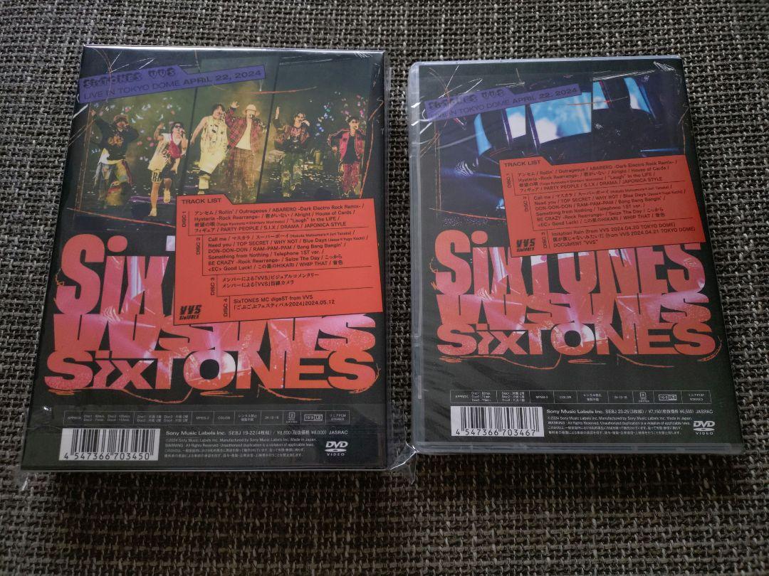 SixTONES/VVS DVD 2形態セット