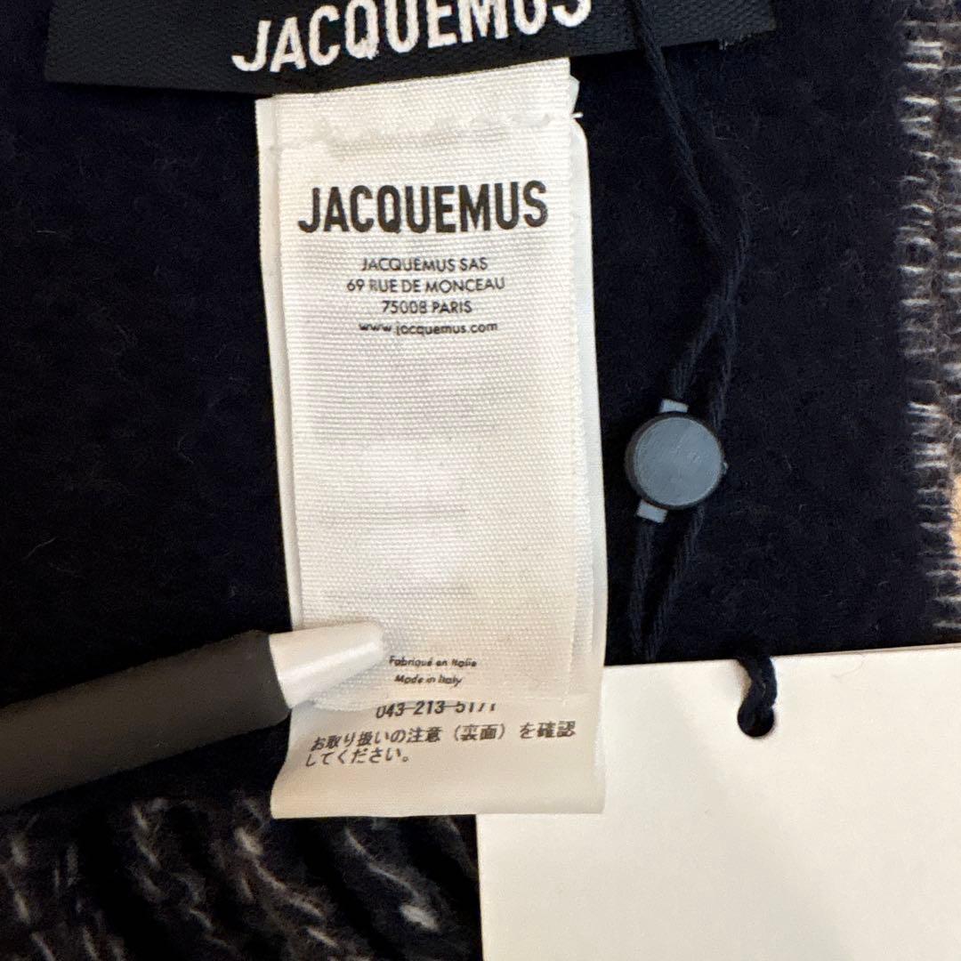 jacquemus スカーフ マフラー ネイビー jacquemus スカーフ マフラー ネイビー