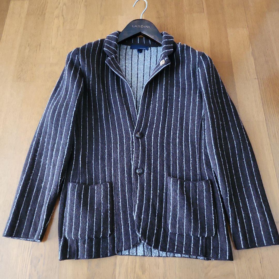 魅力の 超美品【LARDINI/ラルディーニ】ニットジャケット テーラード