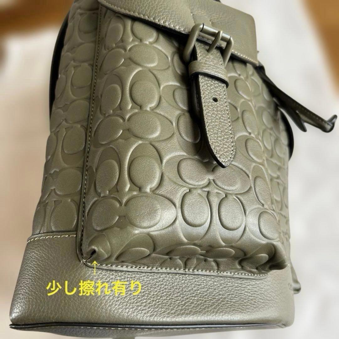 COACH*コーチ ワーナー バックパック シグネチャー オリーブ レザー COACH*コーチ ワーナー バックパック シグネチャー オリーブ レザー