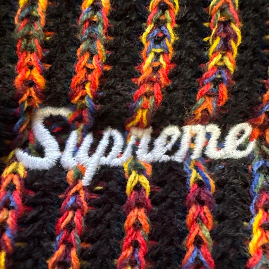 Supreme Rainbow Loose Gauge Beanie Black - メルカリ