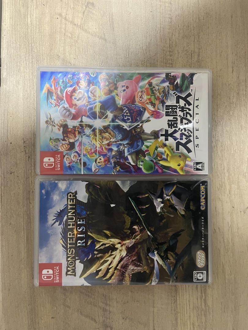ニンテンドーSwitch 本体　ソフト(スマブラ、モンハンRise)