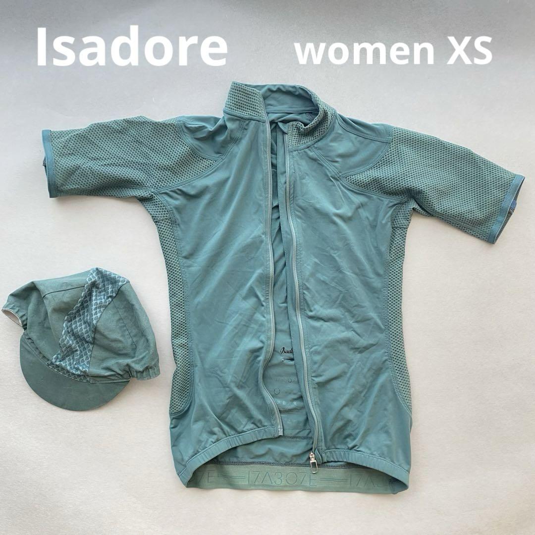 isadore 自転車　ウェア　帽子　セット　women XS