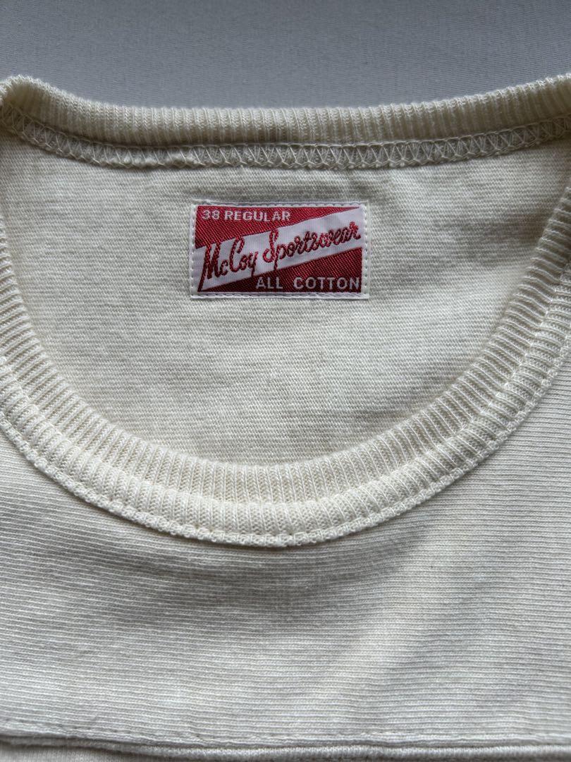 ザ・リアルマッコイズ HEAVY COTTON フットボールTシャツ