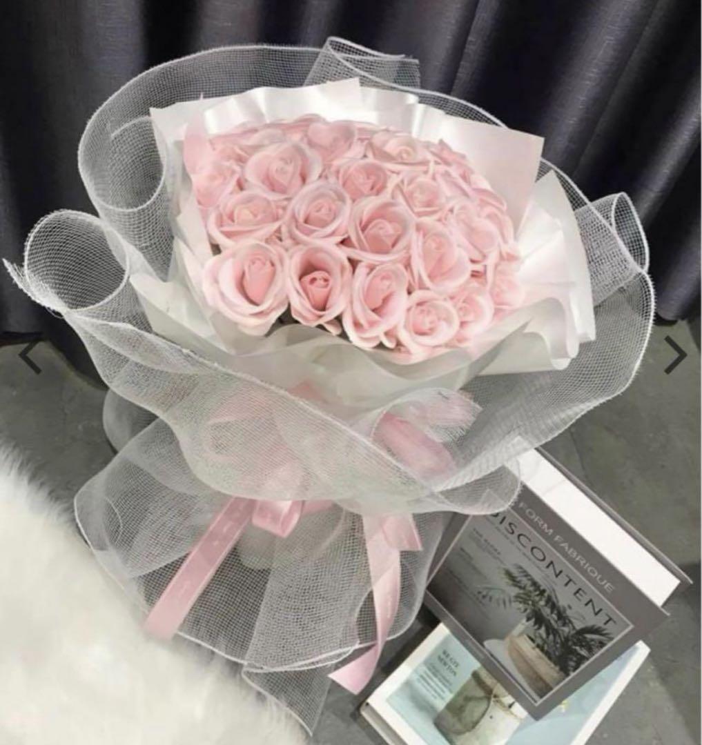 ソープフラワー薔薇 お誕生日 ・記念日 プレゼント 花束　母の日