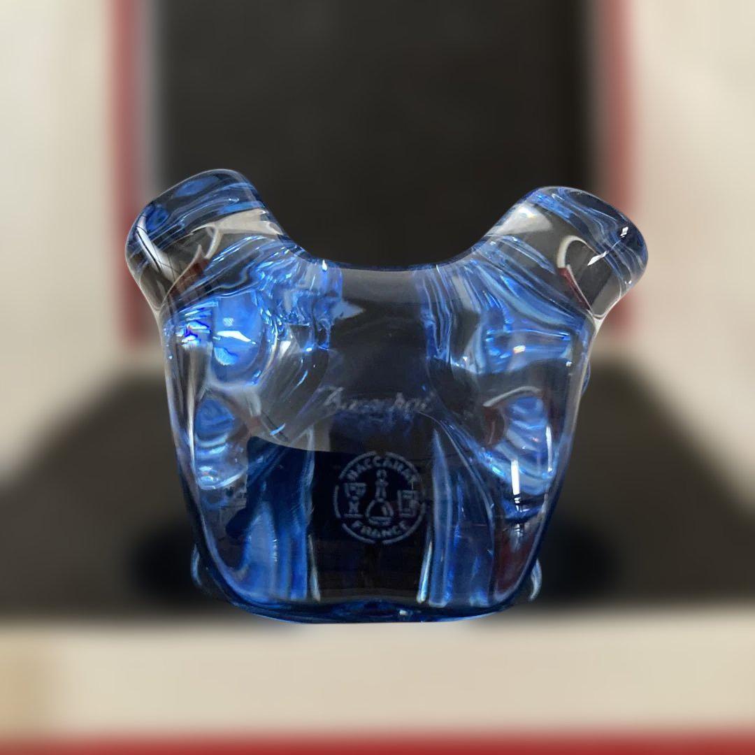 Baccarat バカラ クリスタル 象 エレファント ブルー系 Baccarat バカラ クリスタル 象 エレファント ブルー系 - メルカリ