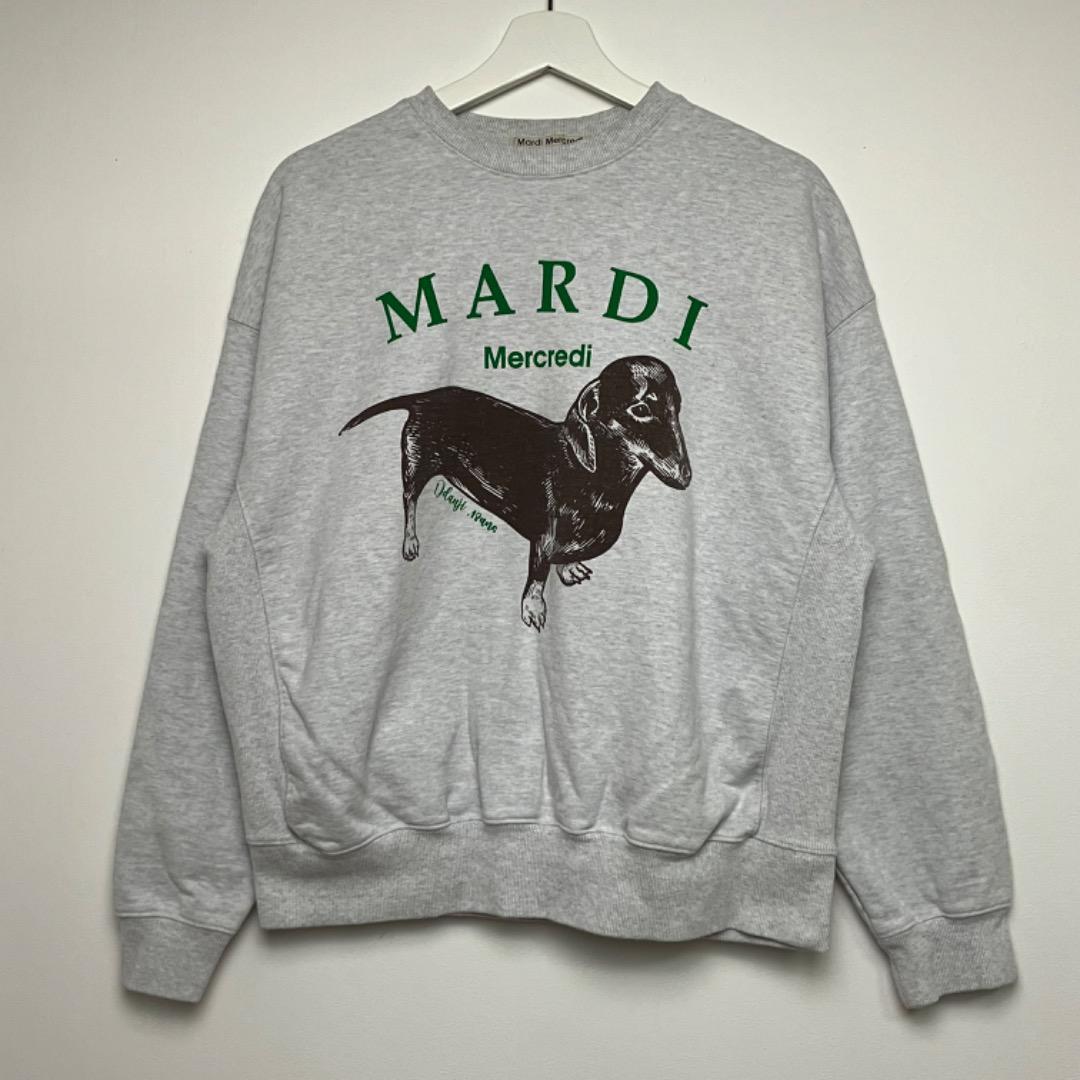 Mardi Mercredi マルディメクルディ スウェット グレー　トレーナー