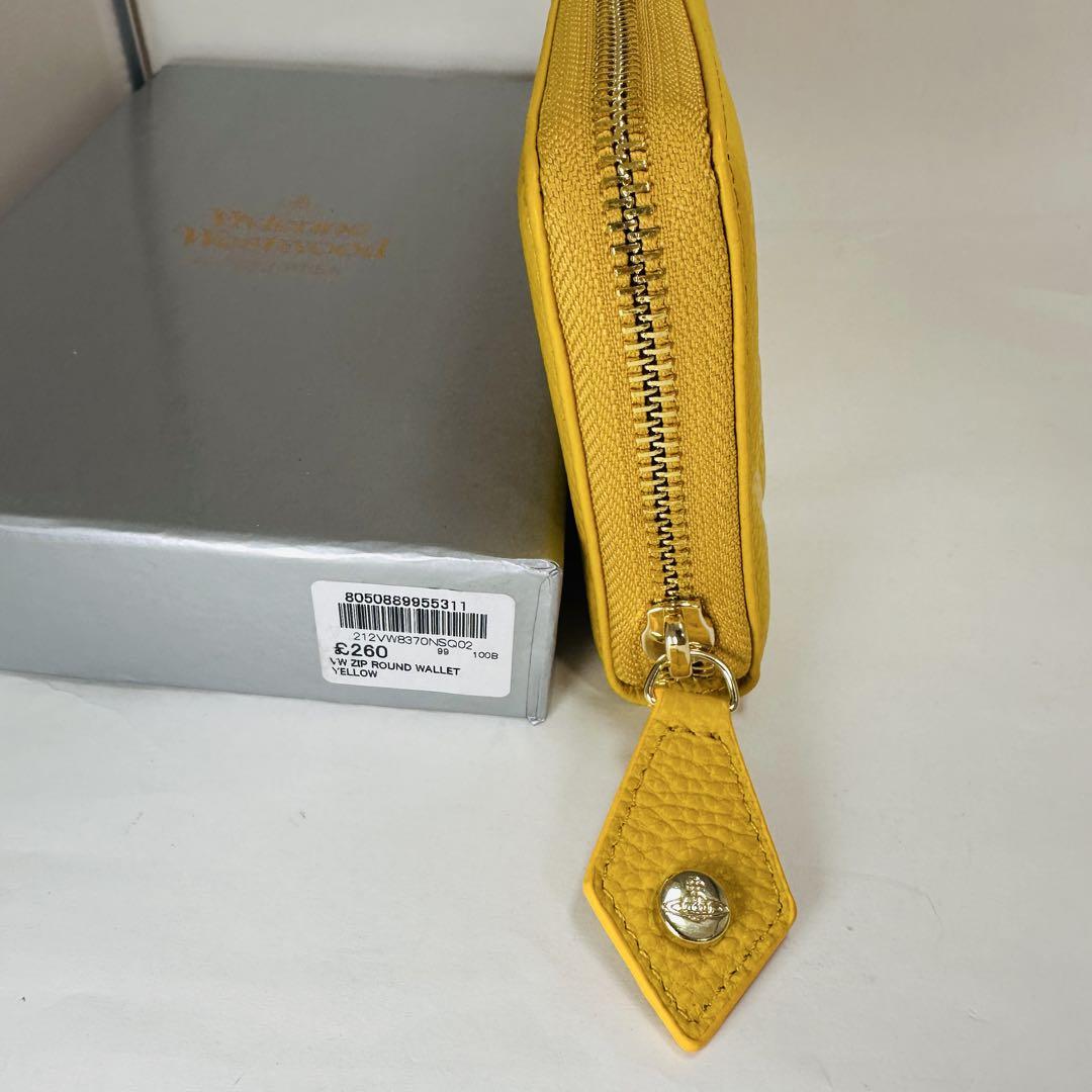 【希少！新品】VivienneWestwood 長財布　イエロー955vw311